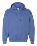 Gildan 18500 Heavy Blend Hooded Sweatshirt - Heather Deep Royal - flat front