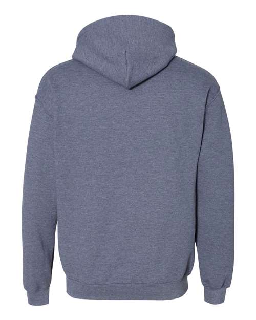 Gildan 18500 Heavy Blend Hooded Sweatshirt - Heather Dark Navy - back
