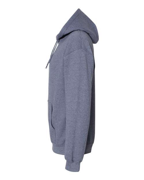 Gildan 18500 Heavy Blend Hooded Sweatshirt - Heather Dark Navy - side