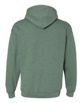 Gildan 18500 Heavy Blend Hooded Sweatshirt - Heather Dark Green - back