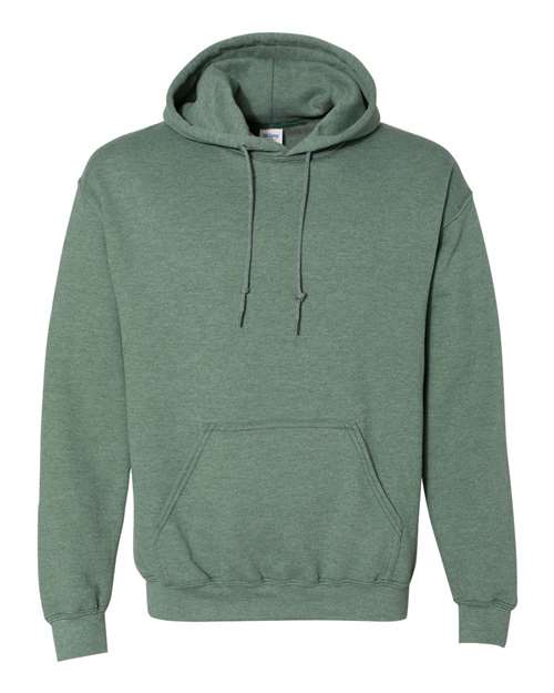 Gildan 18500 Heavy Blend Hooded Sweatshirt - Heather Dark Green - front