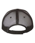 Valucap S102 Sandwich Trucker Cap - Charcoal/ Black - back