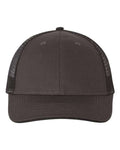 Valucap S102 Sandwich Trucker Cap - Charcoal/ Black - front