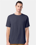 Hanes GDH100 Men's Garment-Dyed T-Shirt - Anchor Slate - model front