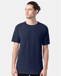 Hanes GDH100 Men's Garment-Dyed T-Shirt - Navy - model front