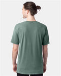 Hanes GDH100 Men's Garment-Dyed T-Shirt - Cypress Green - model back