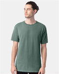 Hanes GDH100 Men's Garment-Dyed T-Shirt - Cypress Green - model front