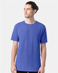 Hanes GDH100 Men's Garment-Dyed T-Shirt - Deep Forte Blue - model front