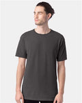 Hanes GDH100 Men's Garment-Dyed T-Shirt - New Railroad Grey - model front