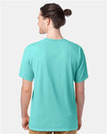 Hanes GDH100 Men's Garment-Dyed T-Shirt - Mint - model back