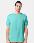 Hanes GDH100 Men's Garment-Dyed T-Shirt - Mint - model front