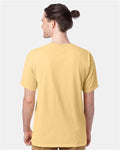 Hanes GDH100 Men's Garment-Dyed T-Shirt - Summer Squash Yellow - model back