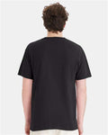 Hanes GDH150 Unisex Garment-Dyed Pocket T-Shirt - Black - model back