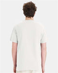 Hanes GDH150 Unisex Garment-Dyed Pocket T-Shirt - White - model back
