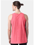 Hanes GDH300 Unisex Garment-Dyed Unisex Tank Top - Coral Craze - model back