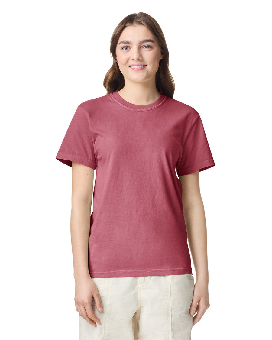 Comfort Colors C1717 Garment-Dyed Heavyweight T-Shirt - Brick - model front