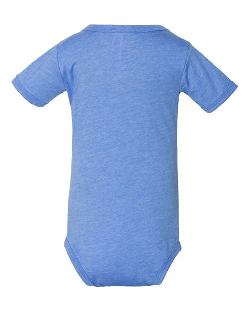 BELLA + CANVAS 100B Infant Jersey One Piece - Heather Columbia Blue - back