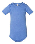 BELLA + CANVAS 100B Infant Jersey One Piece - Heather Columbia Blue - front