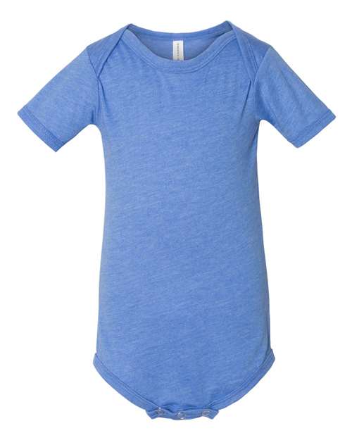 BELLA + CANVAS 100B Infant Jersey One Piece - Heather Columbia Blue - front
