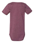 BELLA + CANVAS 100B Infant Jersey One Piece - Heather Maroon - back