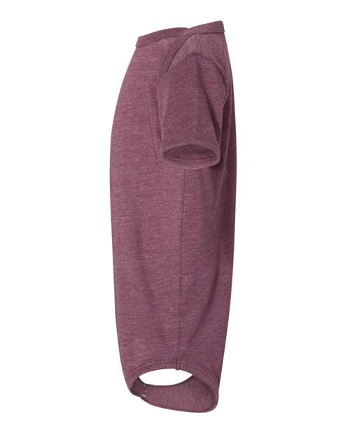 BELLA + CANVAS 100B Infant Jersey One Piece - Heather Maroon - side