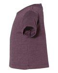 BELLA + CANVAS 3001B Infant Jersey Tee - Heather Maroon - side