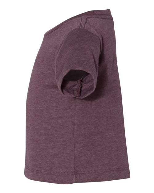BELLA + CANVAS 3001B Infant Jersey Tee - Heather Maroon - side