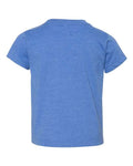 BELLA + CANVAS 3001T Toddler Jersey Tee - Heather Columbia Blue - back