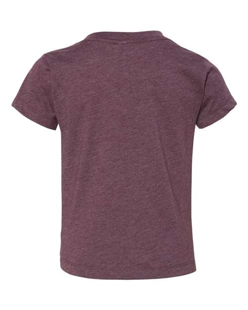 BELLA + CANVAS 3001T Toddler Jersey Tee - Heather Maroon - back