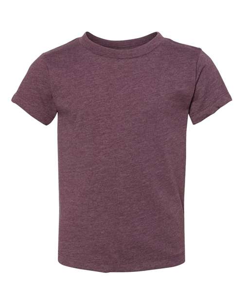 BELLA + CANVAS 3001T Toddler Jersey Tee - Heather Maroon - front