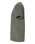 Bella+Canvas 3413 Unisex Triblend Short Sleeve Tee - Military Green Triblend - side