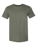 Bella+Canvas 3413 Unisex Triblend Short Sleeve Tee - Military Green Triblend - flat front