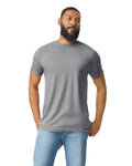 Gildan 64000CVC Unisex Softstyle CVC T-Shirt - Cement - model front