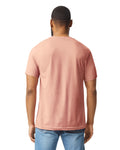 Gildan 64000CVC Unisex Softstyle CVC T-Shirt - Dusty Rose - model back