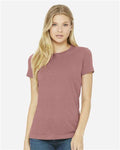 Bella + Canvas 6004 Women's Slim Fit Tee - Mauve - model front