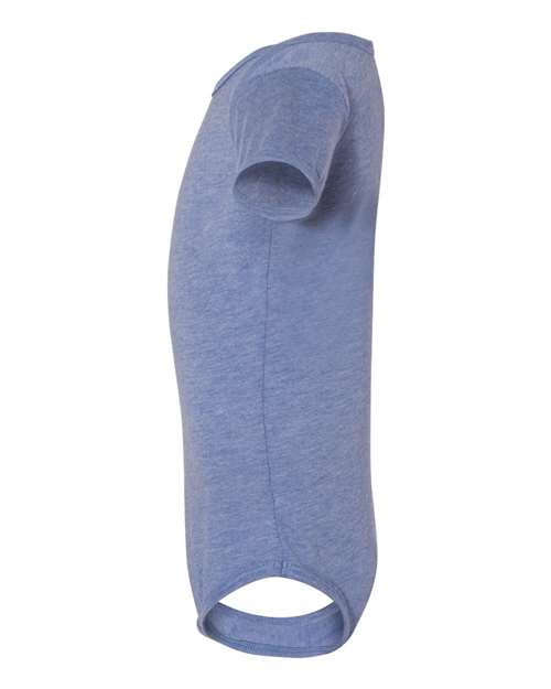 BELLA + CANVAS 134B Infant Triblend One Piece - Blue Triblend - side