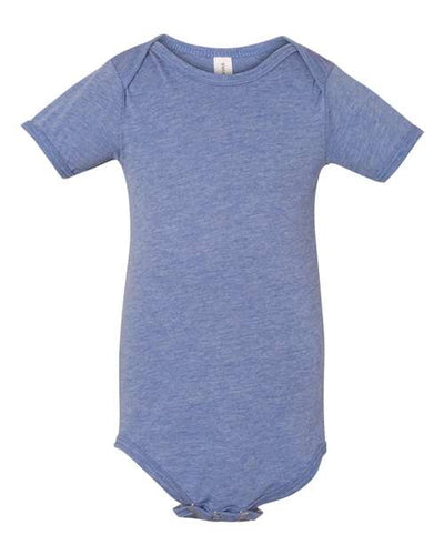 BELLA + CANVAS 134B Infant Triblend One Piece - Blue Triblend - front