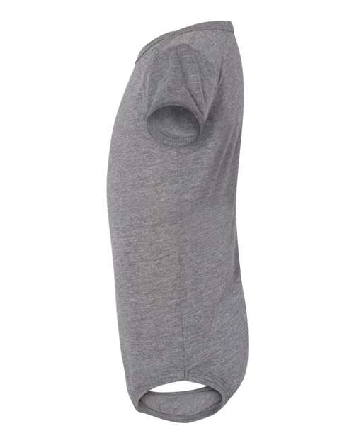 BELLA + CANVAS 134B Infant Triblend One Piece - Grey Triblend - side