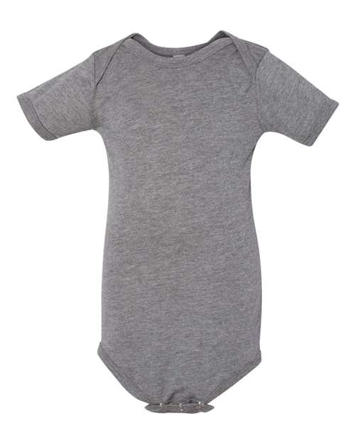 BELLA + CANVAS 134B Infant Triblend One Piece - Grey Triblend - front