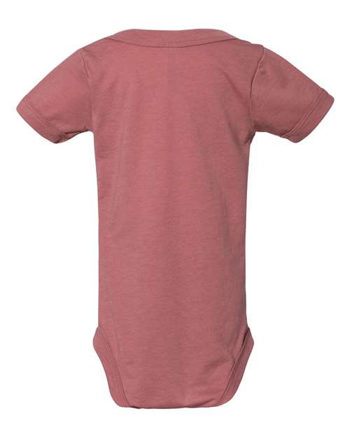 BELLA + CANVAS 134B Infant Triblend One Piece - Mauve Triblend - back