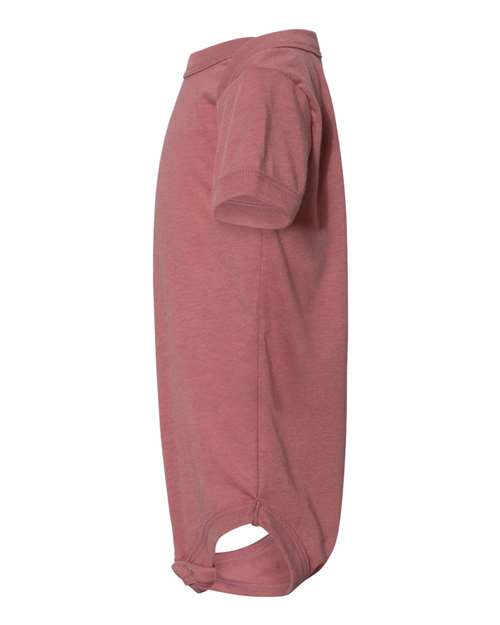 BELLA + CANVAS 134B Infant Triblend One Piece - Mauve Triblend - side