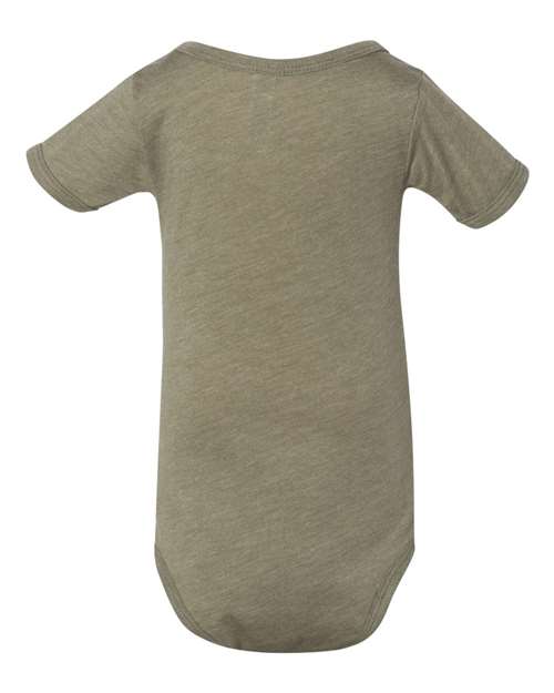 BELLA + CANVAS 134B Infant Triblend One Piece - Olive Triblend - back