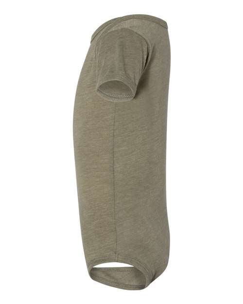 BELLA + CANVAS 134B Infant Triblend One Piece - Olive Triblend - side