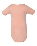BELLA + CANVAS 134B Infant Triblend One Piece - Peach Triblend - back