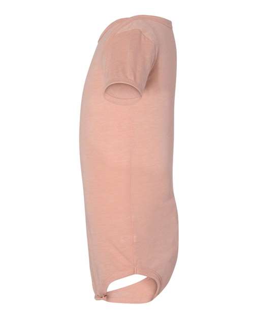 BELLA + CANVAS 134B Infant Triblend One Piece - Peach Triblend - side