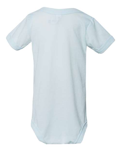 BELLA + CANVAS 134B Infant Triblend One Piece - Ice Blue Triblend - back