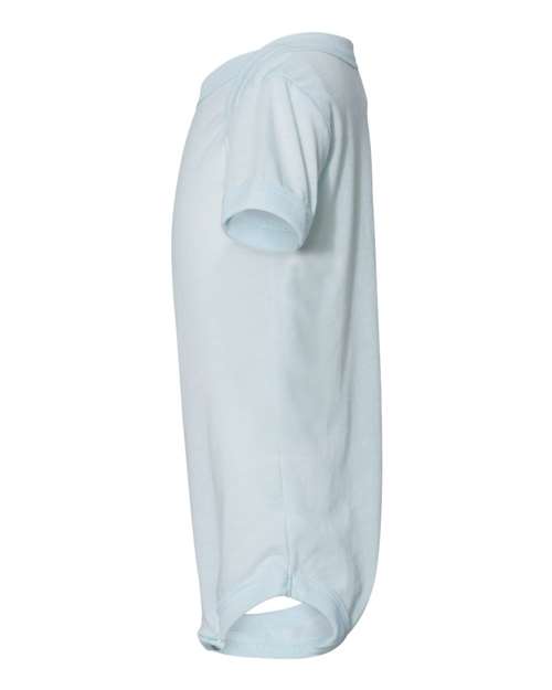 BELLA + CANVAS 134B Infant Triblend One Piece - Ice Blue Triblend - side