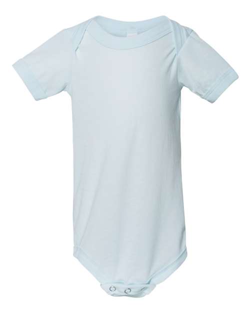 BELLA + CANVAS 134B Infant Triblend One Piece - Ice Blue Triblend - front