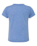 BELLA + CANVAS 3413T Toddler Triblend Tee - Blue Triblend - back
