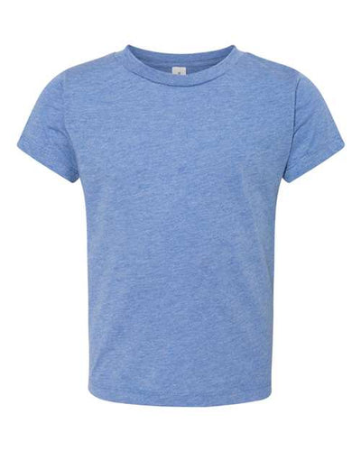 BELLA + CANVAS 3413T Toddler Triblend Tee - Blue Triblend - front